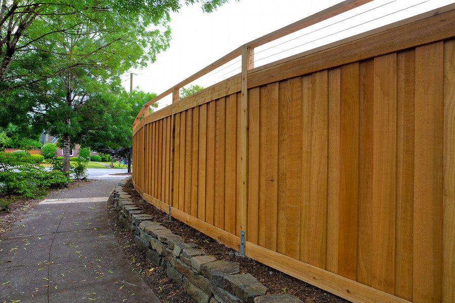 Cedar fence installation Waco TX by Gene's Home Care